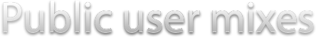 Public user mixes